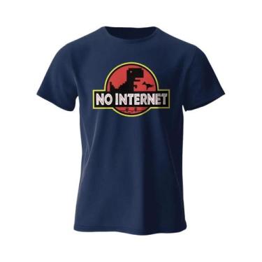 Imagem de Camiseta De Algodão Oversized Masculina Com Estampa Engraçada Sem Inte