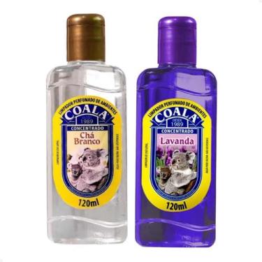 Imagem de Kit Coala Limpador Perfumado de Ambientes Chá Branco e Lavanda 120ml. 