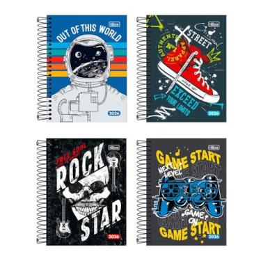 Imagem de Agenda Espiral Diária Pepper Masculina 2021 Tilibra