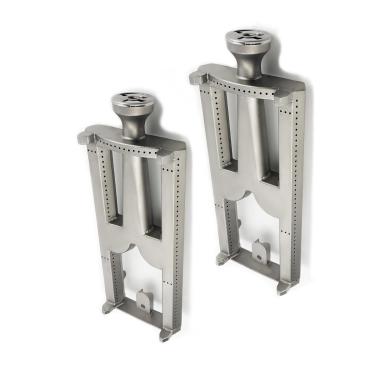 Imagem de Wajelara Queimador de grelha de aço inoxidável 304 de substituição 2 unidades compatíveis com DCS série 27, Lynx L27 L30 L36 L42, Kirkland Grill, substituição de queimador de churrasco