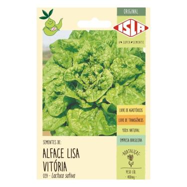 Imagem de Kit Semente de Alface Vitória Lisa 0,40g + Semente de Tomate Cereja 0,15g Isla