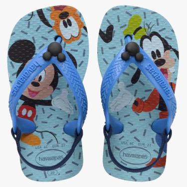 Imagem de Chinelo Hav Baby Disney Classicos 2025 - Havaianas, Azul brilhante, 20