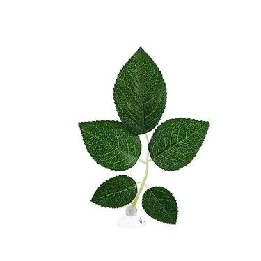 Imagem de Plantas aquáticas de plástico para descanso de peixes, simulação de decoração de aquário com ventosas para desova Betta (7)