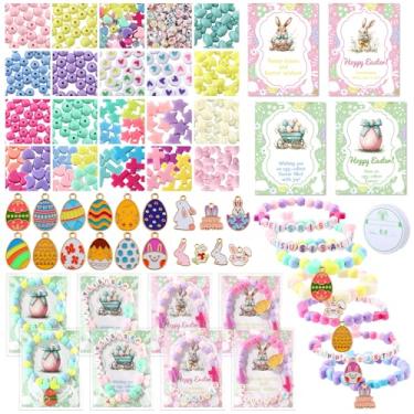 Imagem de Chunful 730 berloques de contas para fazer joias, contas de cristal acrílico para mulheres, pulseira, colar, brincos, acessórios de artesanato DIY (Páscoa)