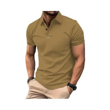 Imagem de Camisas Polo Masculinas Leves E Respiráveis Com Tecnologia De Controle