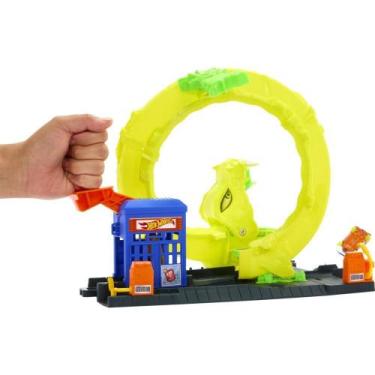 Imagem de Hot Wheels Pista CITY Nemesis Ataque de Cobra com Lançador e Carro 1:6