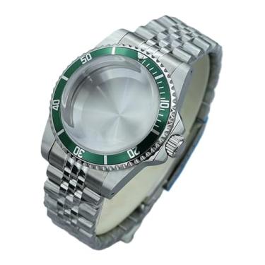 Imagem de FEIYASHI Caixa de relógio vintage à prova d'água de aço cúpula de vidro acrílico para NH35 36 38 Movimento Relógio com mostrador de 28,5 mm, Tampa inferior sólida 3, Caixa de relógio de luxo