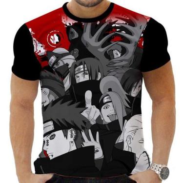 Imagem de Camiseta Camisa Personalizada Anime Naruto Akatsuki 01 - Zahir Store, 