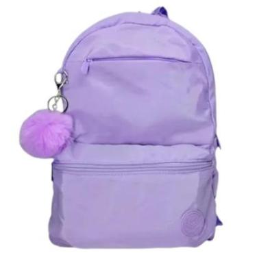 Imagem de Mochila Infantil Stylus Wincy Colorido Com Pompom Meninas-Unissex