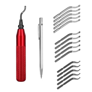 Imagem de 15 peças de aço de alta velocidade HSS cabo de ferramenta de corte rotativo para rebarbador de tubo de cobre CA