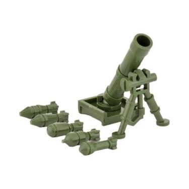 Imagem de Conjunto De Blocos De Montar Militares Com Figuras De Soldados, Armas 