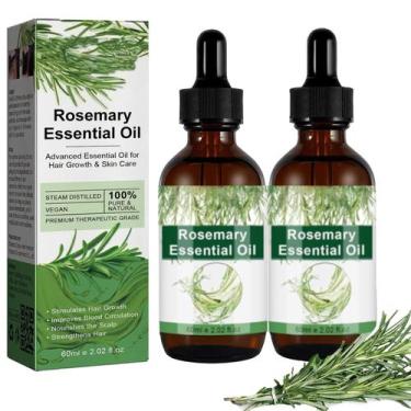Imagem de Óleo de crescimento e tratamento capilar Rosemary 60mL x2 - Marca Próp