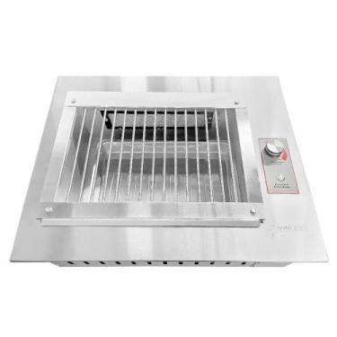 Imagem de Churrasqueira a gás inox de embutir grelha uruguaia gás natural - SEVE