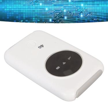 Imagem de ZJchao Modem Wifi 4g Lte Usb 150mbps Desbloqueado Portátil 4g Wifi Slot para Cartão Sim Embutido 3200mah Roteador Wi-fi Sem Fio Material Abs Branco