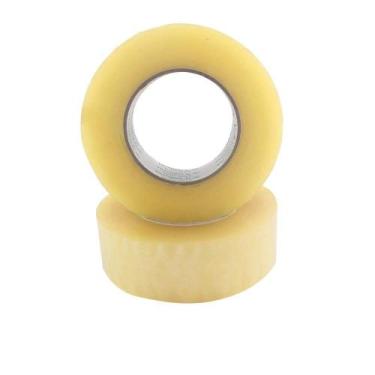 Imagem de Fita adesiva transparente 100 metros 45mm x 100m para caixa de papelao