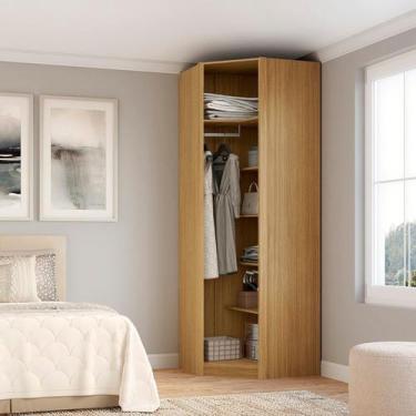 Imagem de Módulo Closet de Canto 45º sem Portas 100% MDF Altezza - Belmax