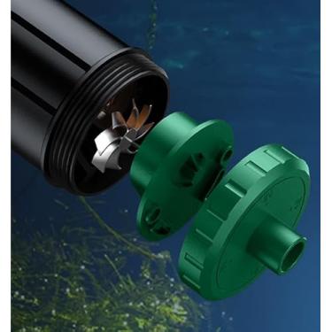 Imagem de AKKEE Limpador de cascalho a vácuo para aquário, aspirador elétrico de tanque de peixes de 36 W, limpador de aquário multifuncional 8 em 1 para troca automática de água, lavar areia