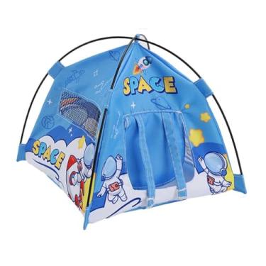 Imagem de Tenda de acampamento em miniatura, barraca de casa de boneca realista, mini barracas feitas à mão para modelos de exibições de diorama, acessórios de cena em miniatura, mini adereços de fotografia