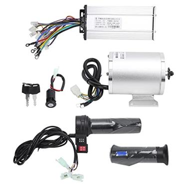 Imagem de 48V 2000W Kit de motor sem escova de escova Kit de conversão de scooter elétrico de alta potência com controlador e acelerador para bicicleta elétrica e plástico de liga de