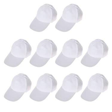 Imagem de GALPADA 10 chapéus de pintura para meninos e meninas para pintar meninos e meninas chapéu de acampamento em massa