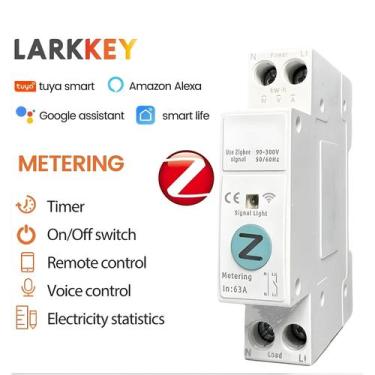 Imagem de Disjuntor Inteligente WiFi Para Casa Conectada TUYA ZigBee Com Medição