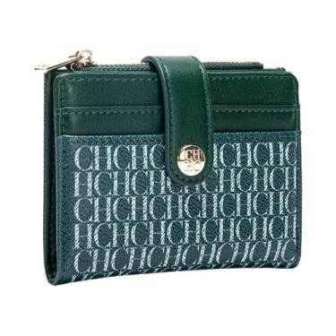 Imagem de Carteira Unissex Retrô Com Estampa De Letras, Porta-Cartões Clássico E