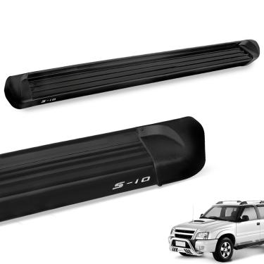 Imagem de Estribo Lateral S10 1996 a 2011 Aluminio Preto Track