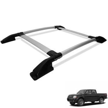 Imagem de Rack de Teto Bagageiro Frontier 2003 a 2007 Tubolar Prata