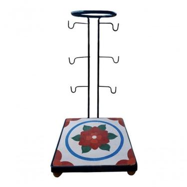 Imagem de Suporte Coador Café Mancebo Filtro Ferro E Ladrilho Rústico Ladrilho F1