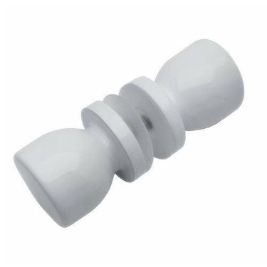 Imagem de Puxador Para Box De Aluminio Taça Branco