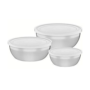 Imagem de Jogo De Potes Tramontina Freezinox 64220160 Inox