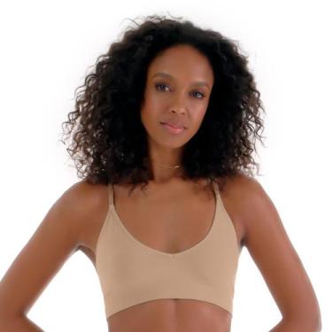 Imagem de Sutiã Top Nadador Alças Finas e Reguláveis Com Bojo Removível sem Cost