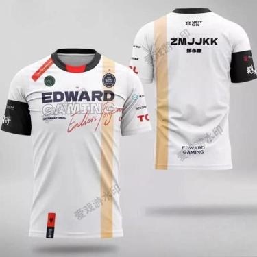 Imagem de EDG Team BLG de manga curta Fearless Valorant Covenant Roupa esportiva