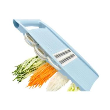 Imagem de Cortador De Legumes Mandoline 5 Em 1 Com Múltiplas Lâminas, Ralador De