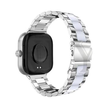 Imagem de Pulseira De Aço Inoxidável Redmi Watch 4 Para Xiaomi Mi Band 8 pro Sma