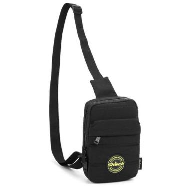 Imagem de Bolsa Transversal Masculina Shock - Seanite, Preto