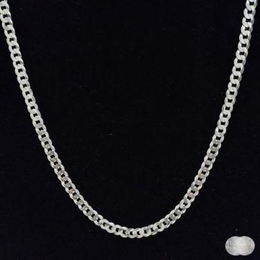 Imagem de Corrente Italiana Masculina Grumet Prata 925 6mm e 70cm - Tchelo Prata
