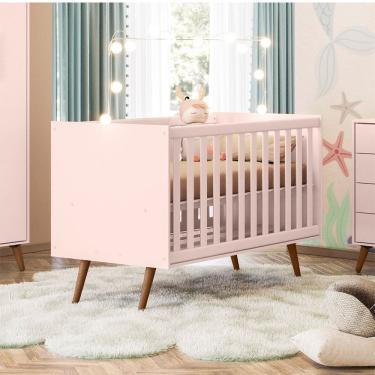 Imagem de Berco Mini Cama Q Encanto Retro Mdp/Mdf Qmovi