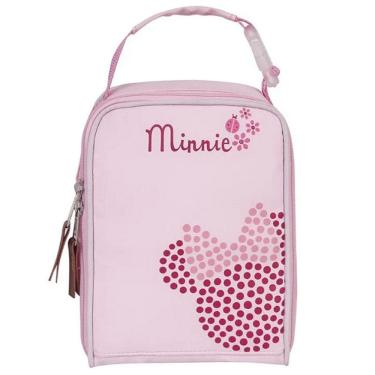 Imagem de Necessaire Infantil Termica Minnie Rosa com Divisorias Babygo