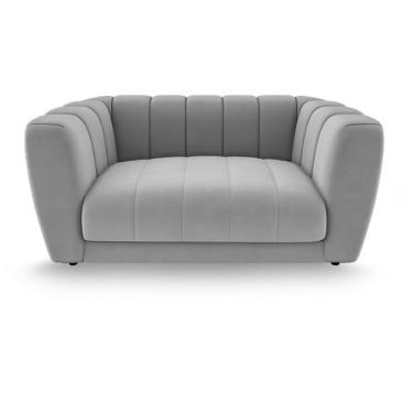 Imagem de Caminha Casinha Cães Gato Pet Mini Poltrona Meg Veludo Cinza Claro - Loja Sheep