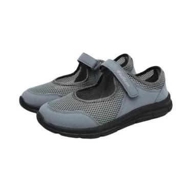 Imagem de Tênis Vulcanizados Femininos Brancos Em Malha Respirável, Moda Casual 