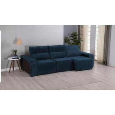 Imagem de Capa para Sofá Retrátil e Reclinável 3 Lugares em Manta Luxo - Oliram 