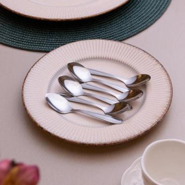 Imagem de Conjunto 6 Colheres de Café Gastro Aço Inox Lyor