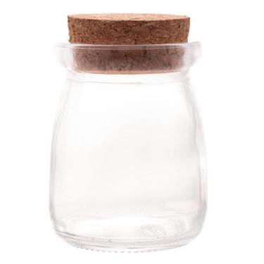 Imagem de Porta Mantimento Lyor de Vidro com Rolha 250ml - Wolff