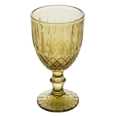 Imagem de Taça para Água Greek 320ml Verde Vidro Wolff