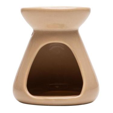 Imagem de Difusor para Óleos Essenciais com Vela 8cm x 8,5cm Bege - Lyor