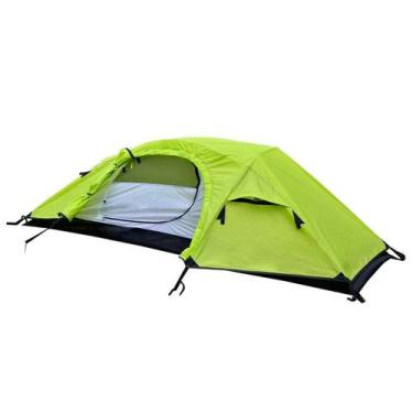 Imagem de Barraca Individual Windy 1Pessoa Acampamento Impermeável Laranja ou Ve