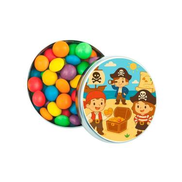 Imagem de Kit 30 Latinhas Lembrancinhas Piratas