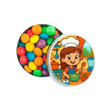 Imagem de Kit 30 Latinhas Lembrancinhas Cozinha Kids
