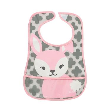 Imagem de Babador Impermeável Coelho Com Coletor E Velcro - Clingo